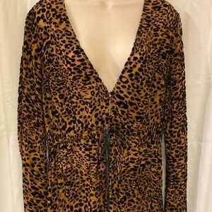 New Cheetah print duster